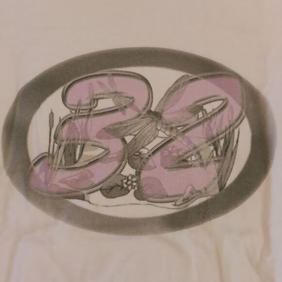 Graphic Gildan Ultra Cotton Shirt Women's Size Large Pink Short Sleeve Tee - Picture 3 of 6